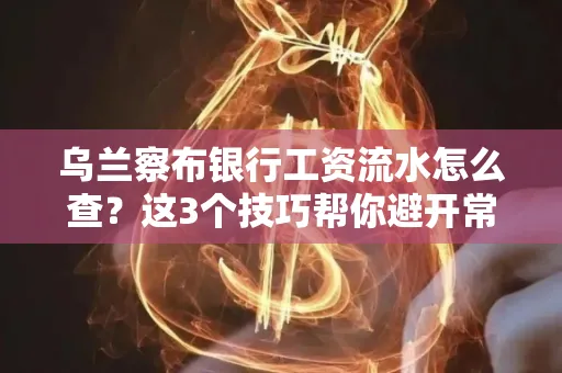 乌兰察布银行工资流水怎么查?这3个技巧帮你避开常见坑