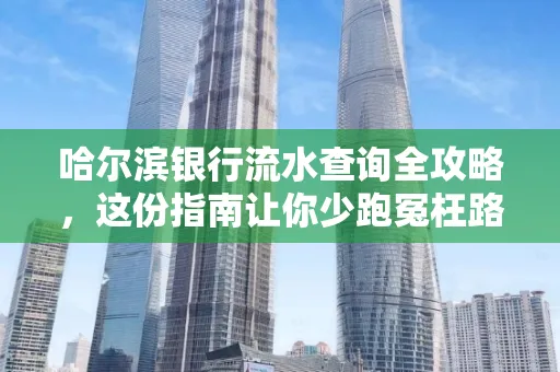 哈尔滨银行流水查询全攻略,这份指南让你少跑冤枉路