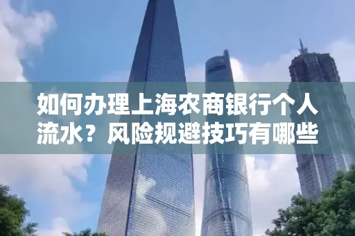 如何办理上海农商银行个人流水?风险规避技巧有哪些?
