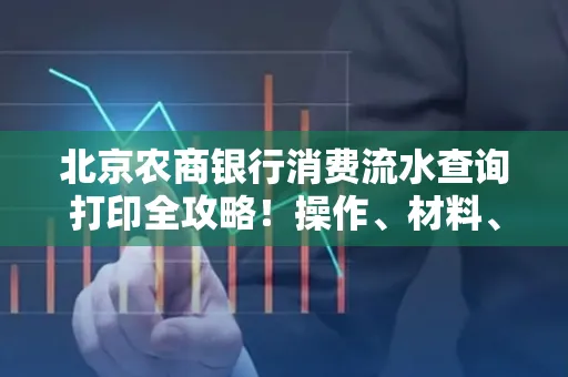 北京农商银行消费流水查询打印全攻略!操作、材料、避坑指南都在这里
