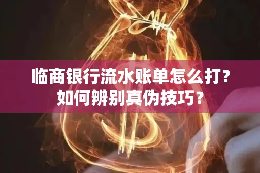 临商银行流水账单怎么打?如何辨别真伪技巧? 临商银行流水账单怎么打?如何辨别真伪技巧?