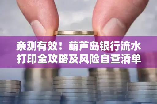 亲测有效!葫芦岛银行流水打印全攻略及风险自查清单