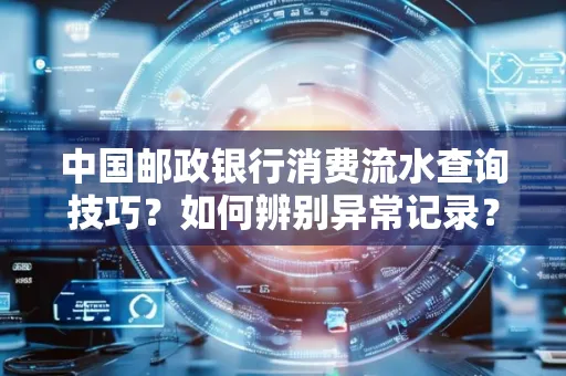中国邮政银行消费流水查询技巧?如何辨别异常记录?
