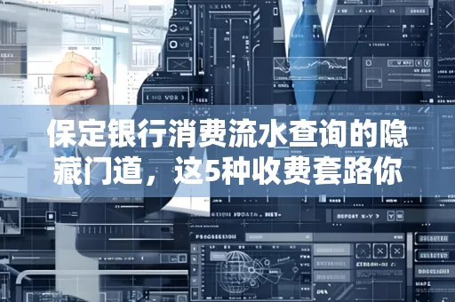 保定银行消费流水查询的隐藏门道,这5种收费套路你知道几个?