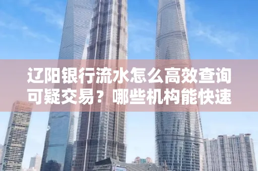 辽阳银行流水怎么高效查询可疑交易?哪些机构能快速分析账单风险?