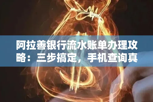 阿拉善银行流水账单办理攻略:三步搞定,手机查询真方便