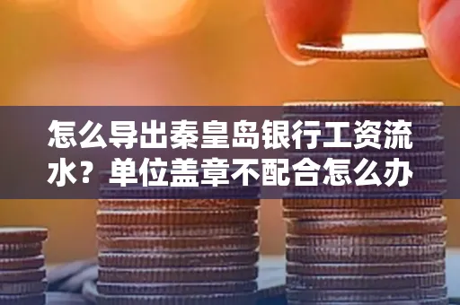 怎么导出秦皇岛银行工资流水?单位盖章不配合怎么办?