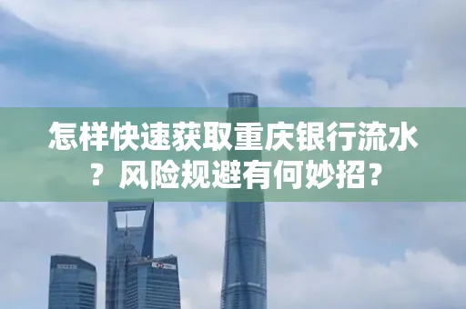 怎样快速获取重庆银行流水?风险规避有何妙招?